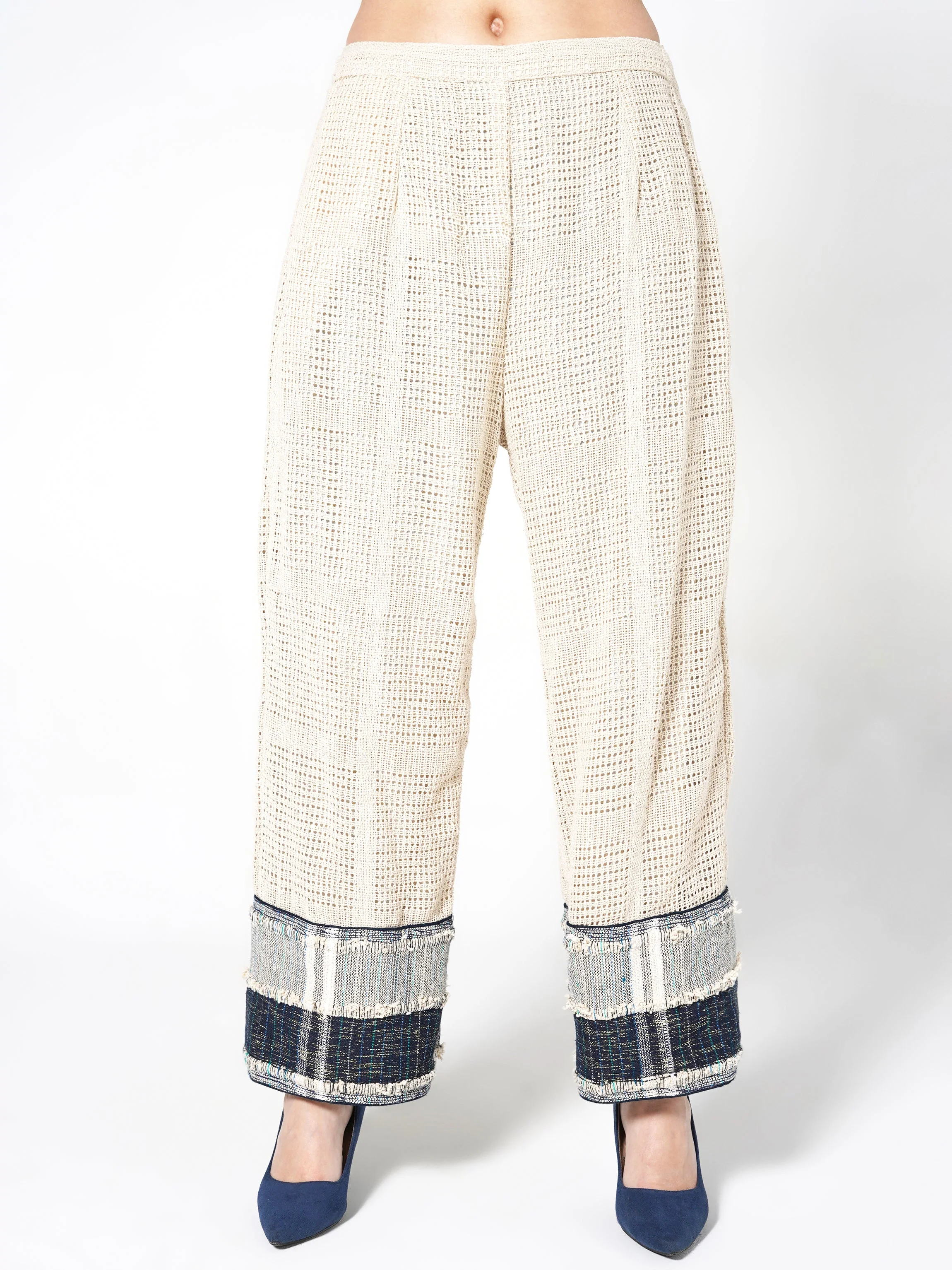 Natural Sand Woven Panel Jute Co-ord Set - Image 6