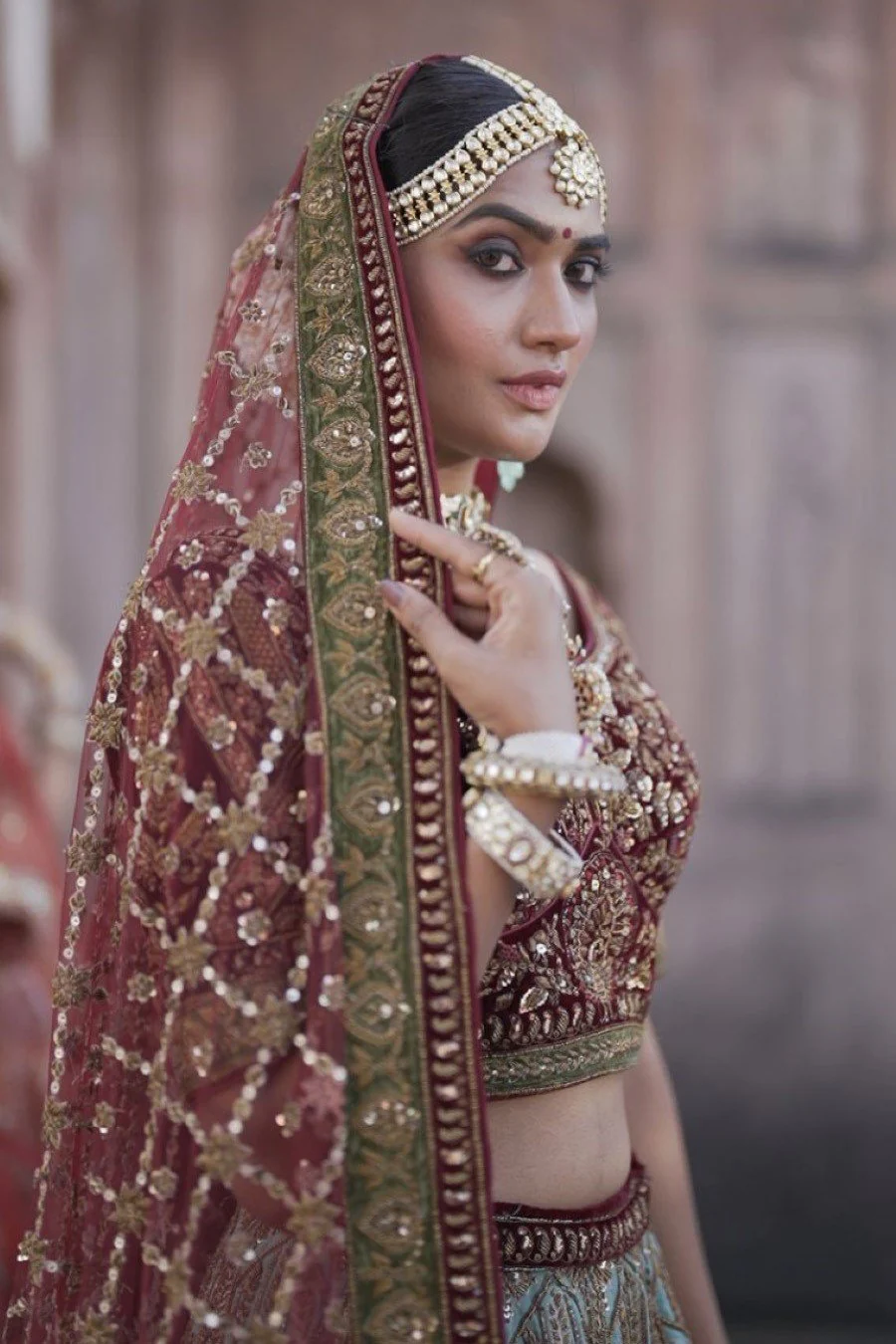 Gauhar Embroidered Lehenga Set - Image 2