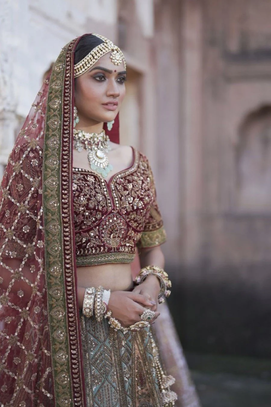 Gauhar Embroidered Lehenga Set - Image 4