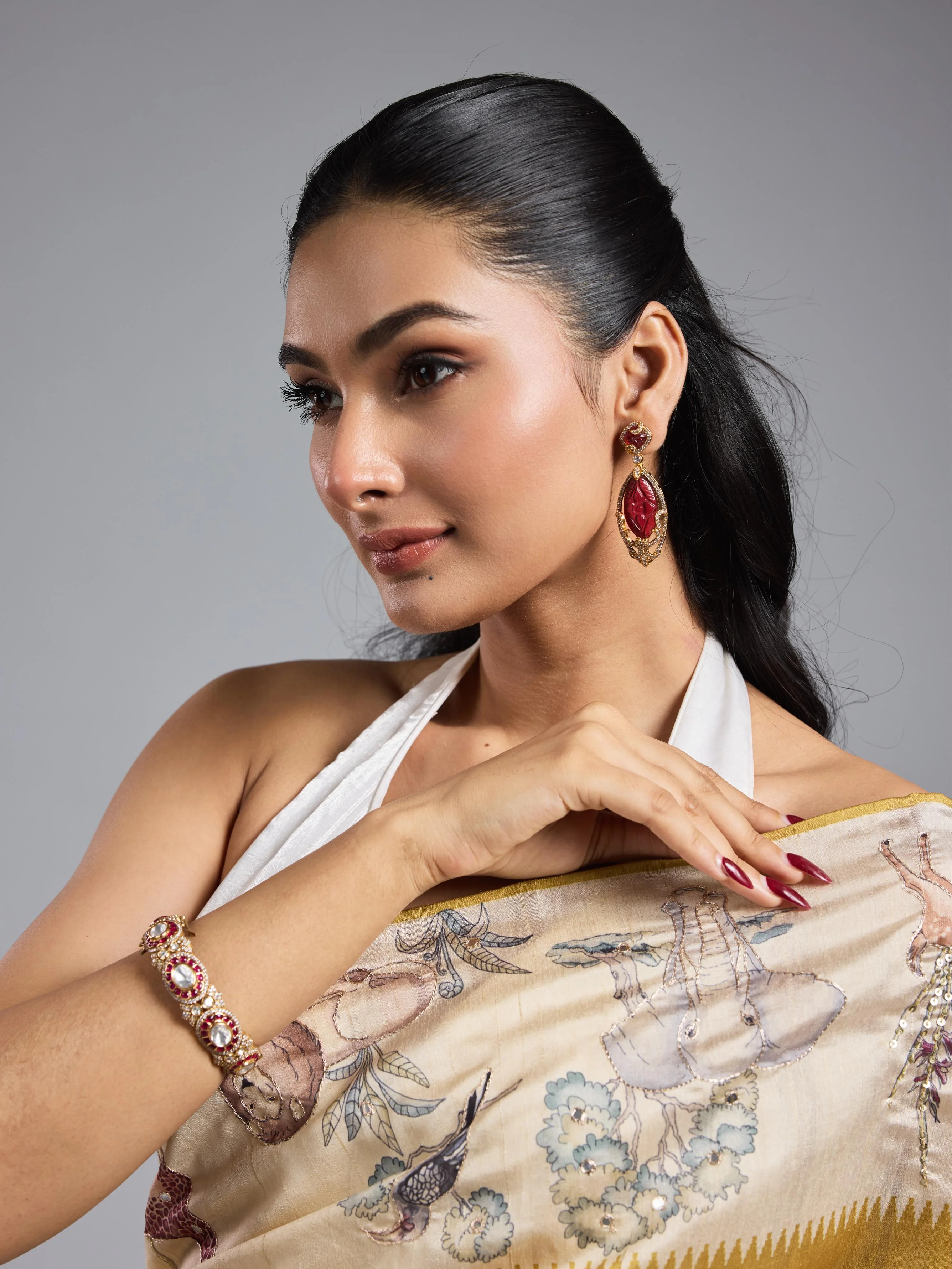 Golden Yellow Bhagalpuri Tussar Silk Saree - Image 6