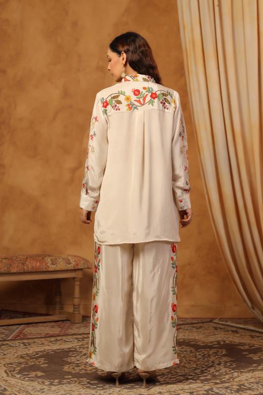 Ivory Printed Co-Ord Set - Image 6