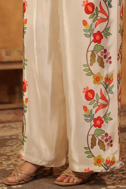 Ivory Printed Co-Ord Set - Image 8