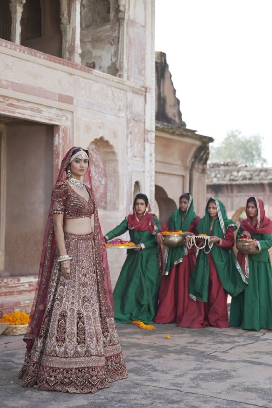 Manohar Embroidered Lehenga Set - Image 3