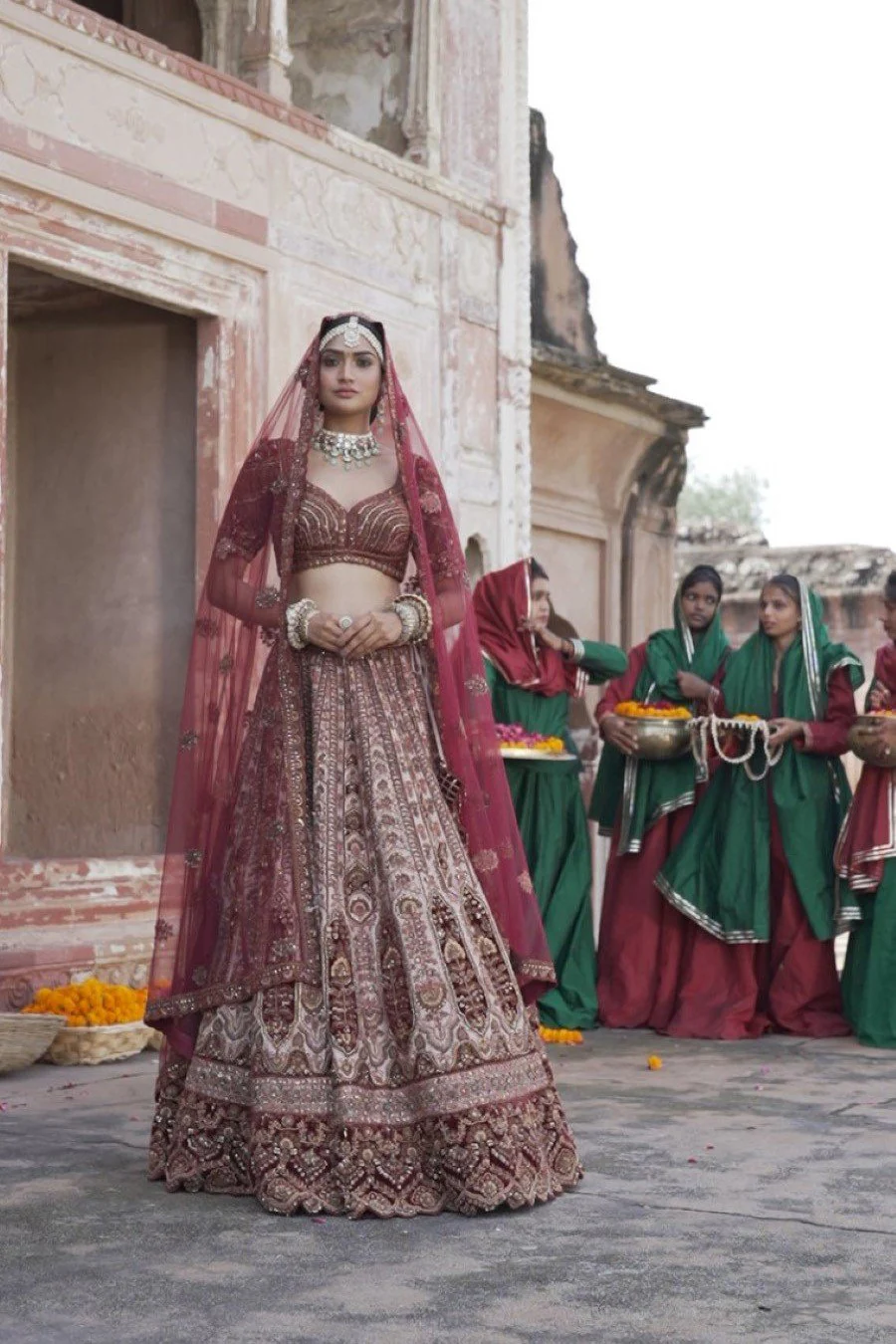 Manohar Embroidered Lehenga Set - Image 4