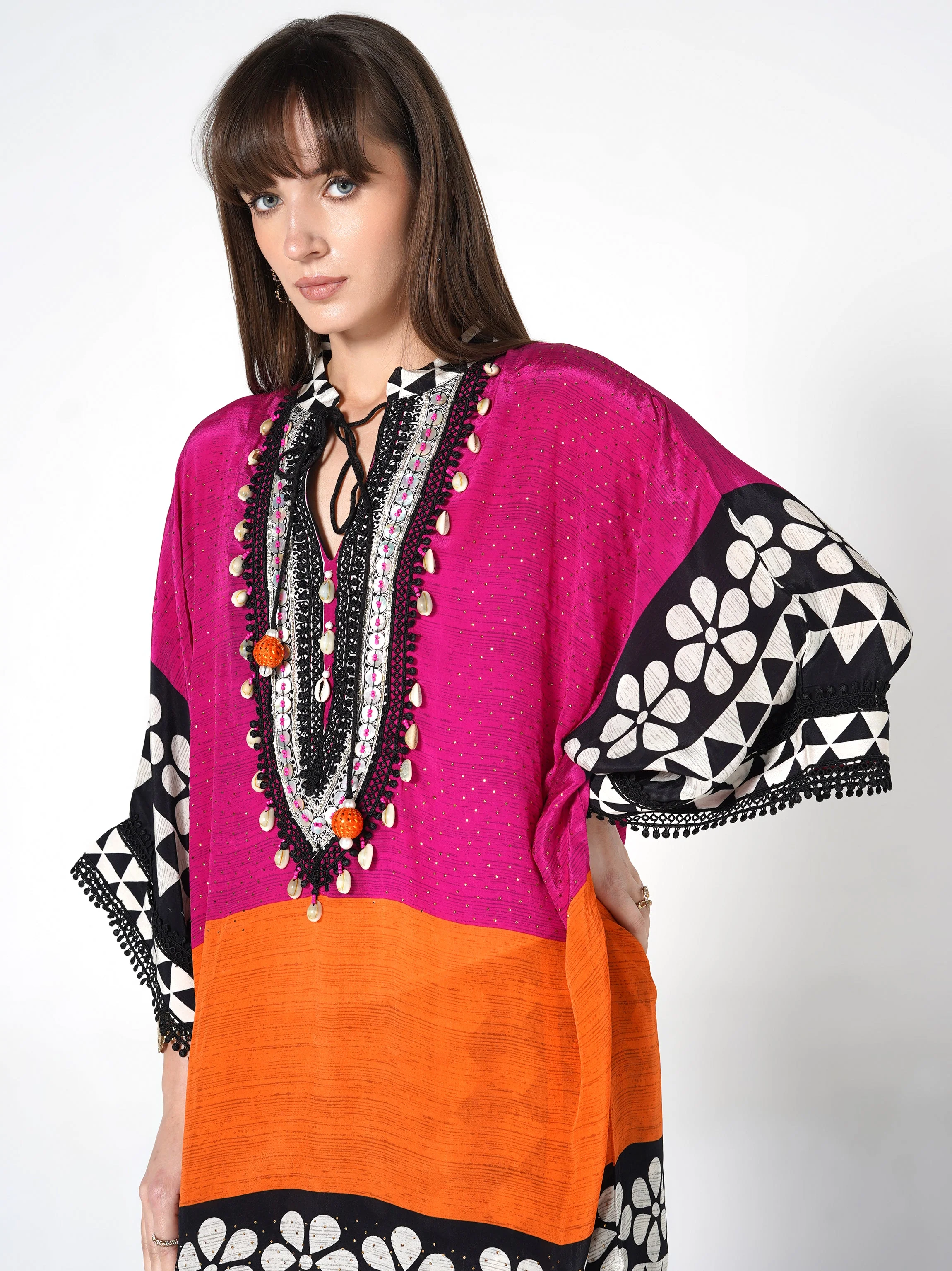 Multicolor Printed Crepe Silk Co-Ord Set - Image 2