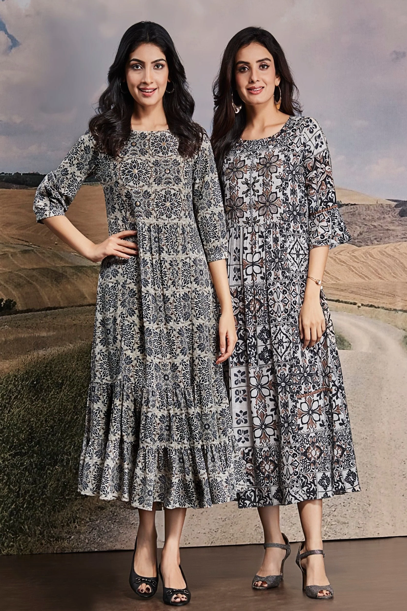 Soft Ivory Embellished Organic Cotton Dress - Image 2