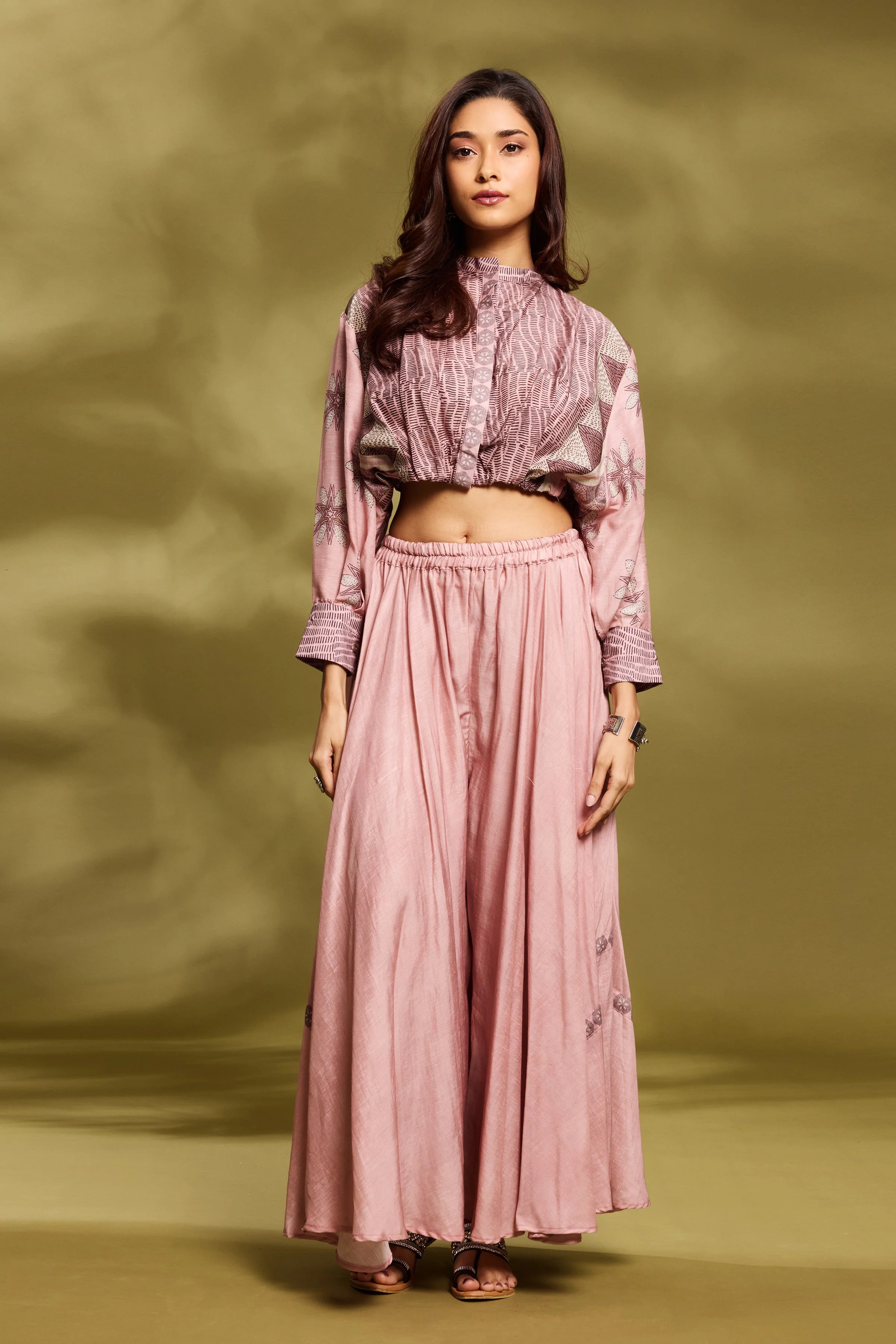 Pink Ethnic Co-Ord Set
