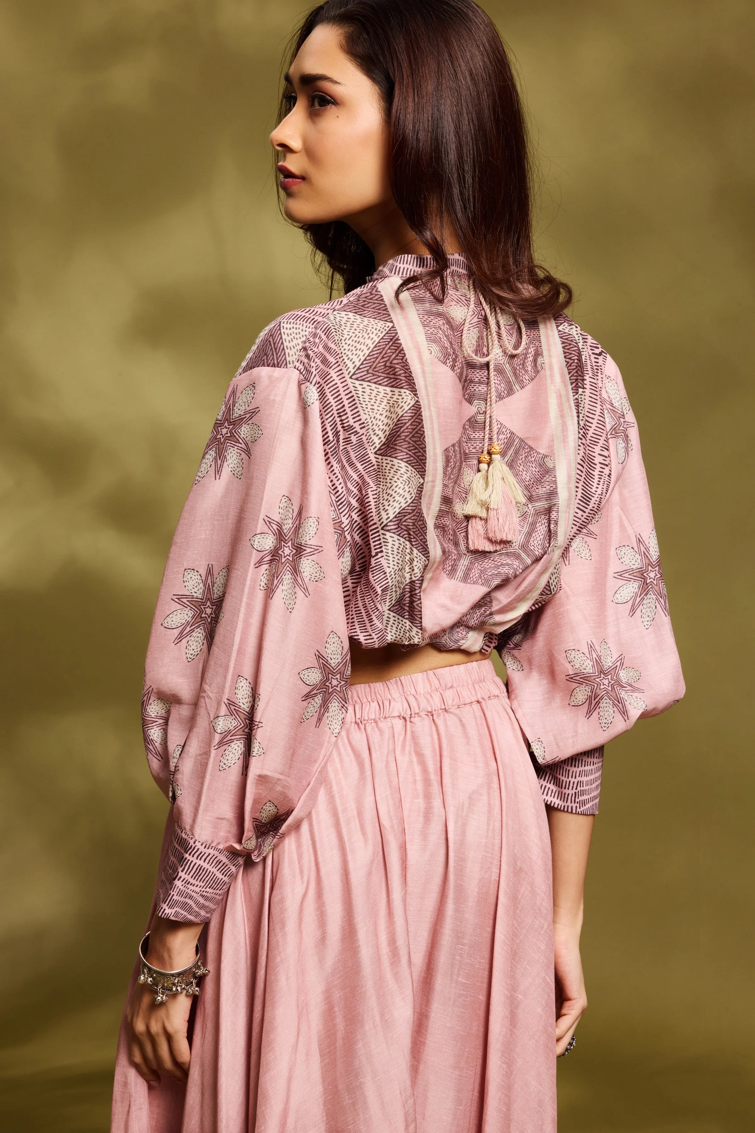 Pink Ethnic Co-Ord Set - Image 2