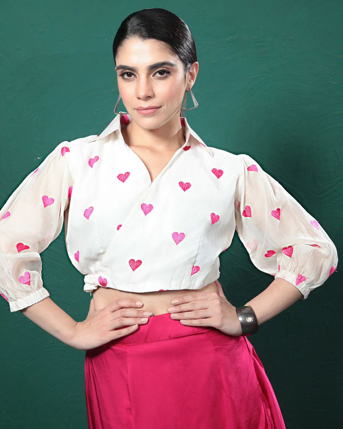 Pink Lady Formal Shirt Skirt Dress - Image 5