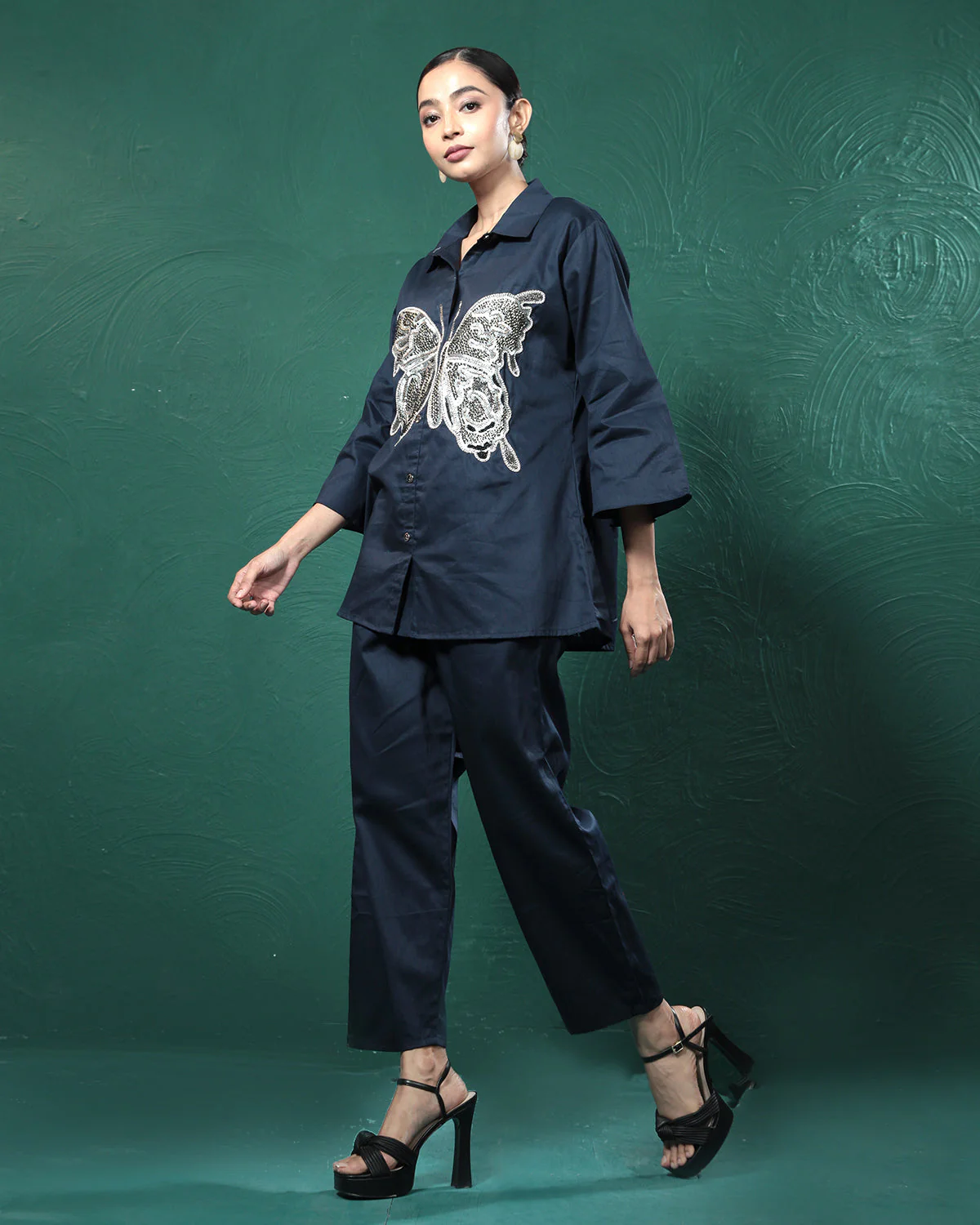Blue Butterfly Co-Ord Set - Image 4