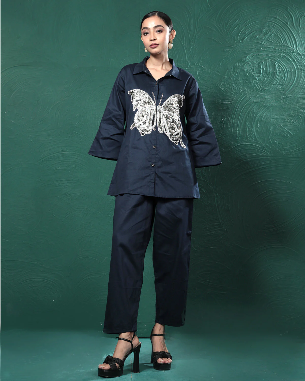 Blue Butterfly Co-Ord Set - Image 5