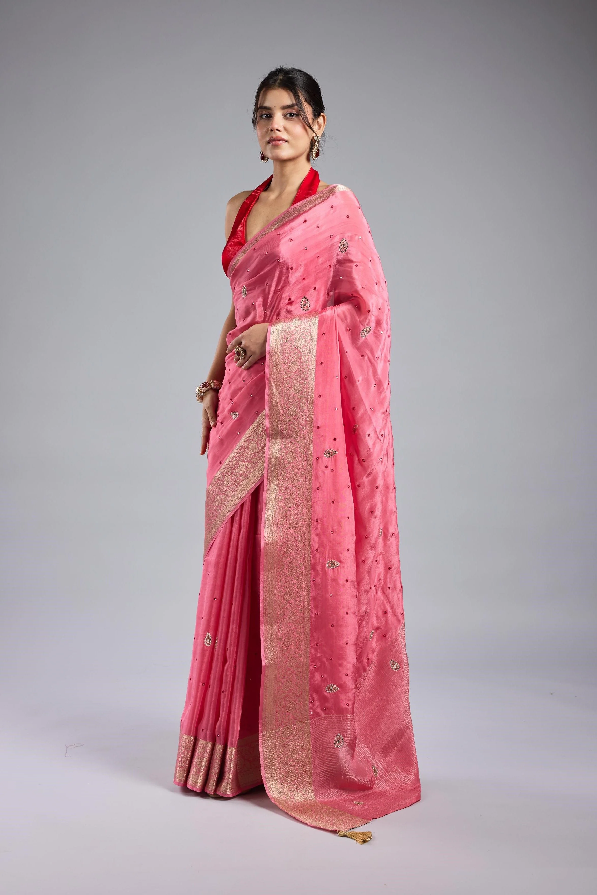 Rose Rani Dola Silk Saree - Image 2