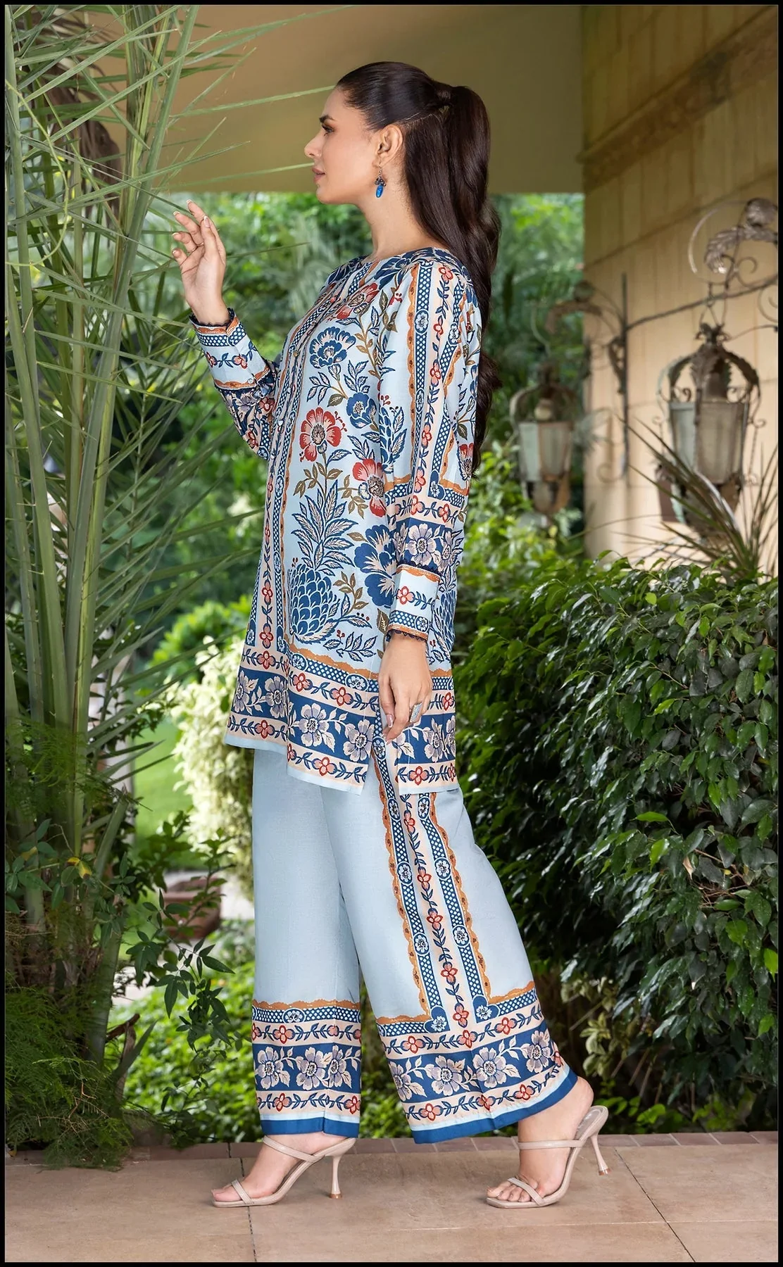 Summer Bliss Korean Silk Co-Ord Set - Image 3