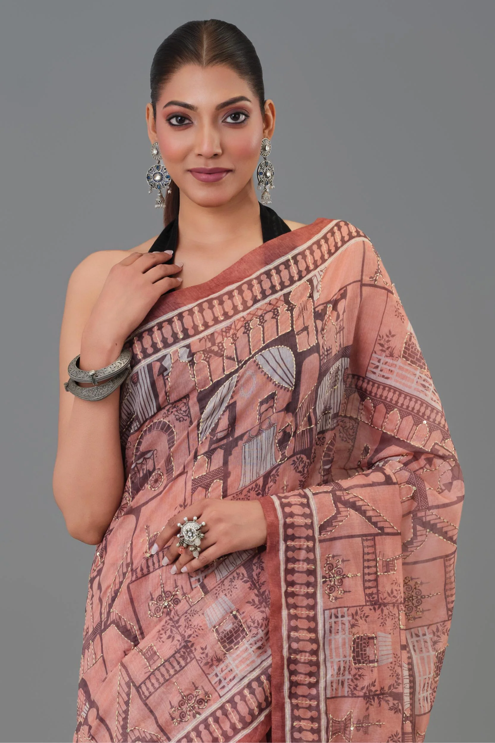 Canvas Story Tussar Silk Saree - Image 6
