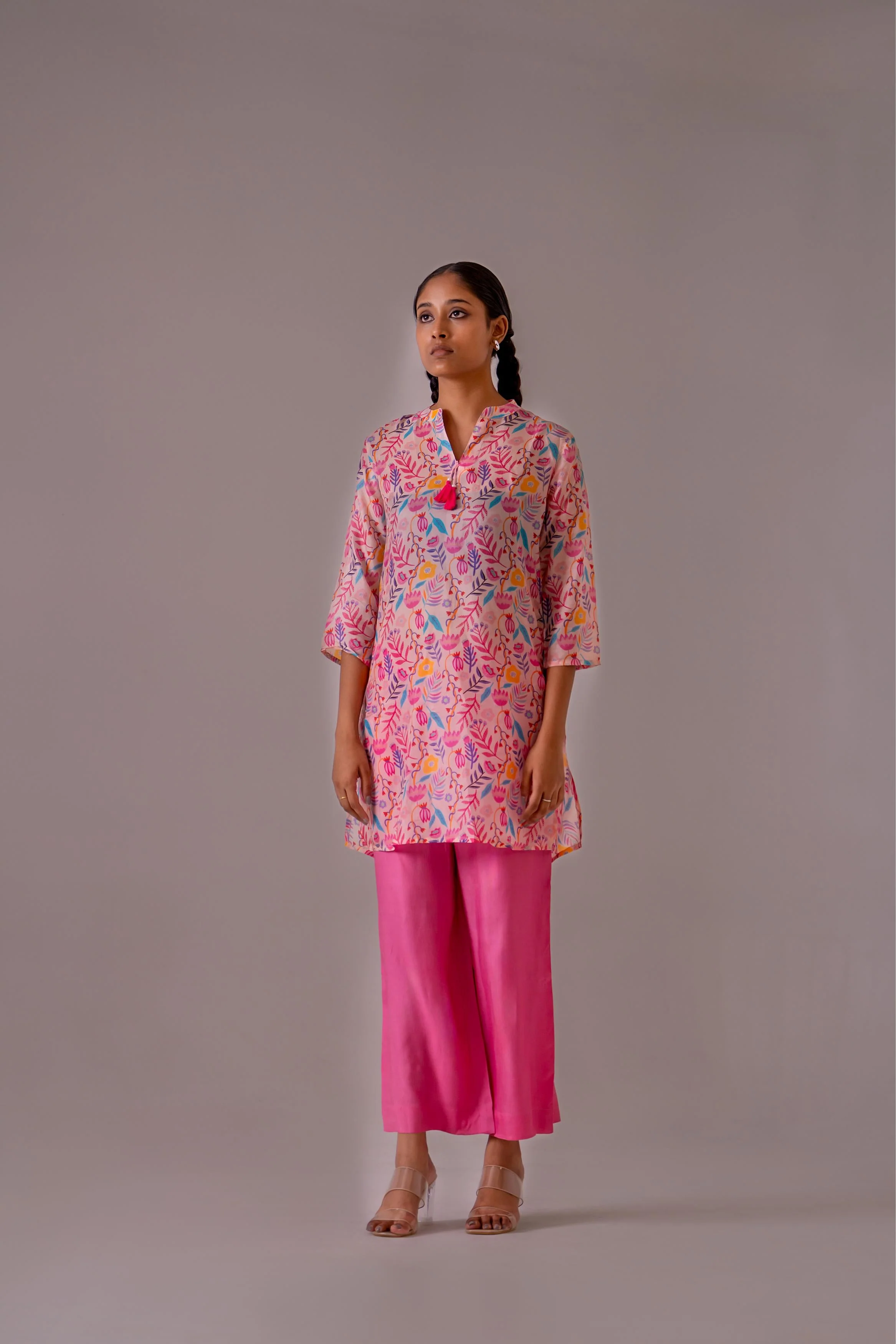 Vibrant Pink Floral Co-Ord Set